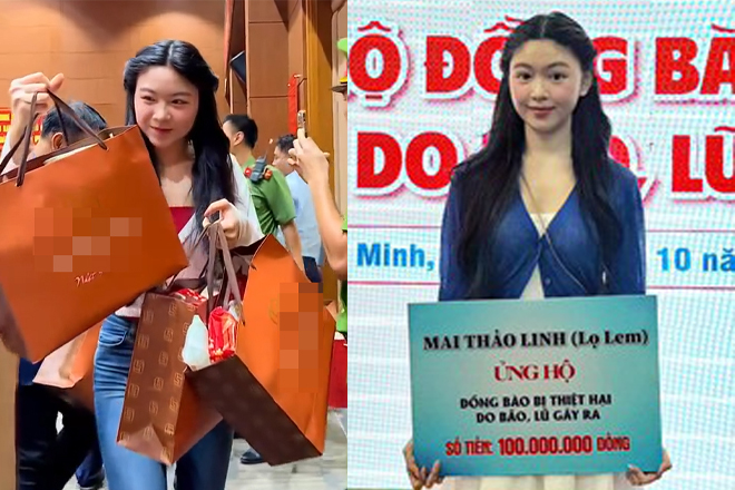 Cách ăn mặc của con gái MC Quyền Linh gây xôn xao trong loạt hình đi từ thiện