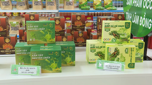 Sản phẩm OCOP tại Lâm Đồng đã có mặt tại nhiều siêu thị, cửa hàng đặc sản, hội chợ