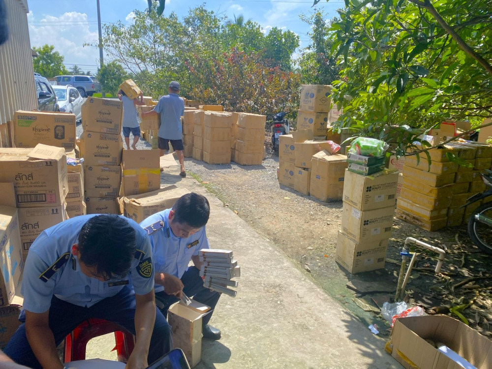 Tây Ninh Phát hiện hơn 25.000 sản phẩm không rõ nguồn gốc 