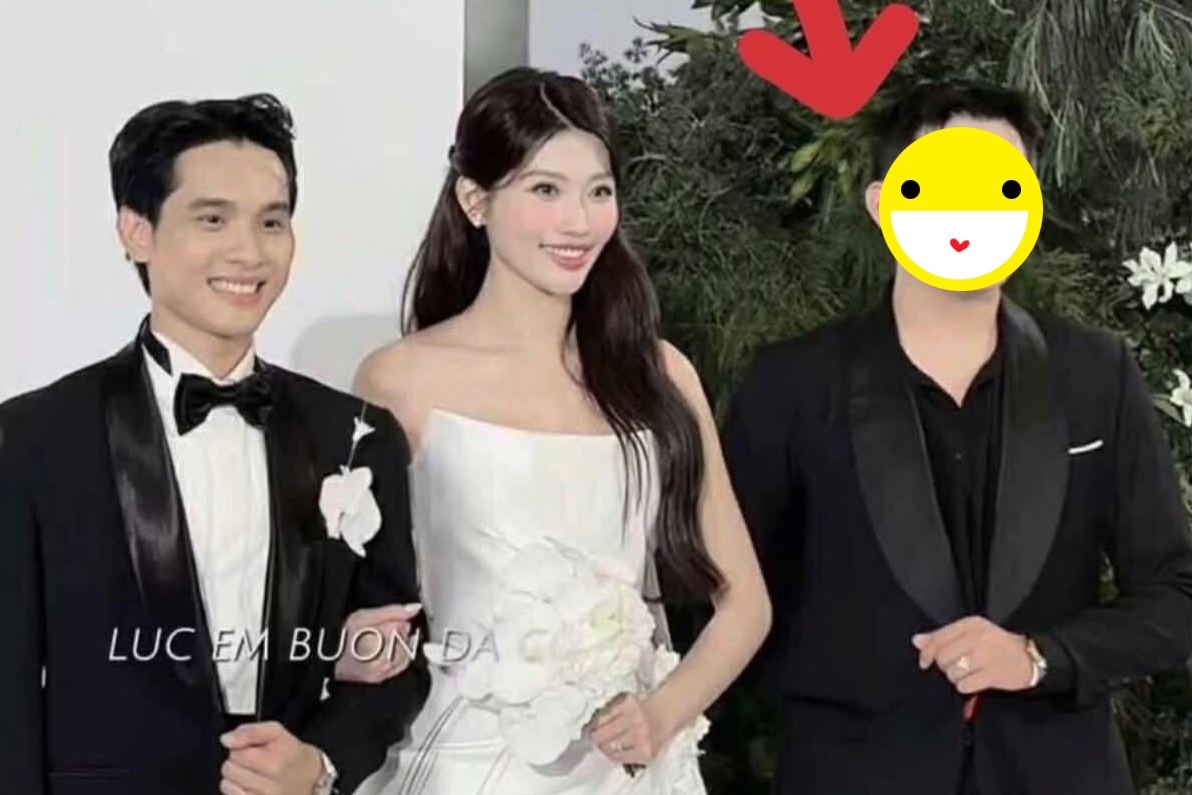 Thanh niên lạ trà trộn vào đám cưới Á hậu Chế Nguyễn Quỳnh Châu 