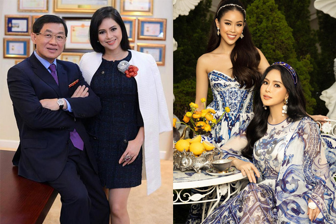 Chân dung mẹ ruột vừa quyền lực lại xinh đẹp đứng sau chống lưng cho rich kid Tiên Nguyễn