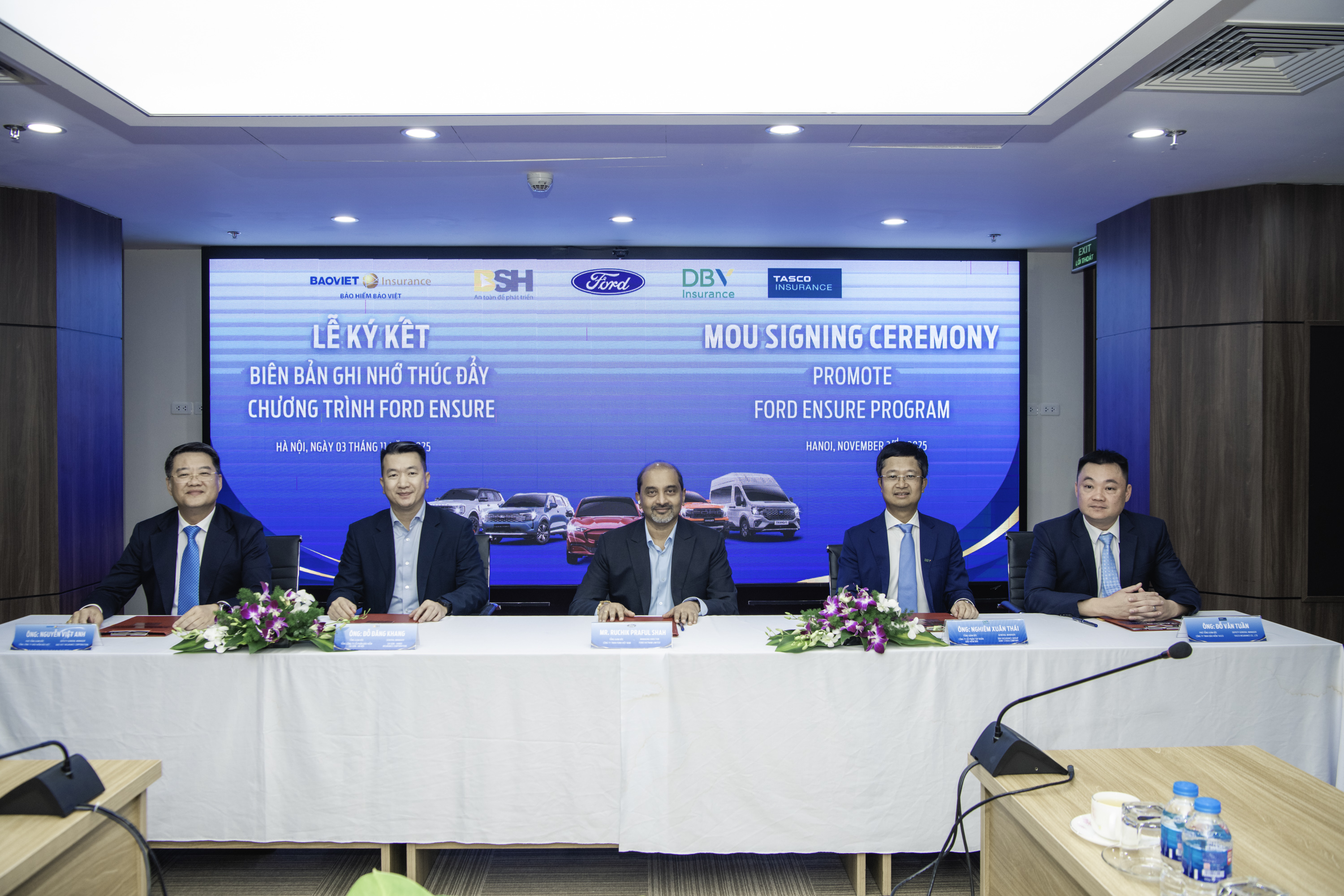 Ford Việt Nam ký kết Biên bản ghi nhớ thúc đẩy chương trình Ford Ensure