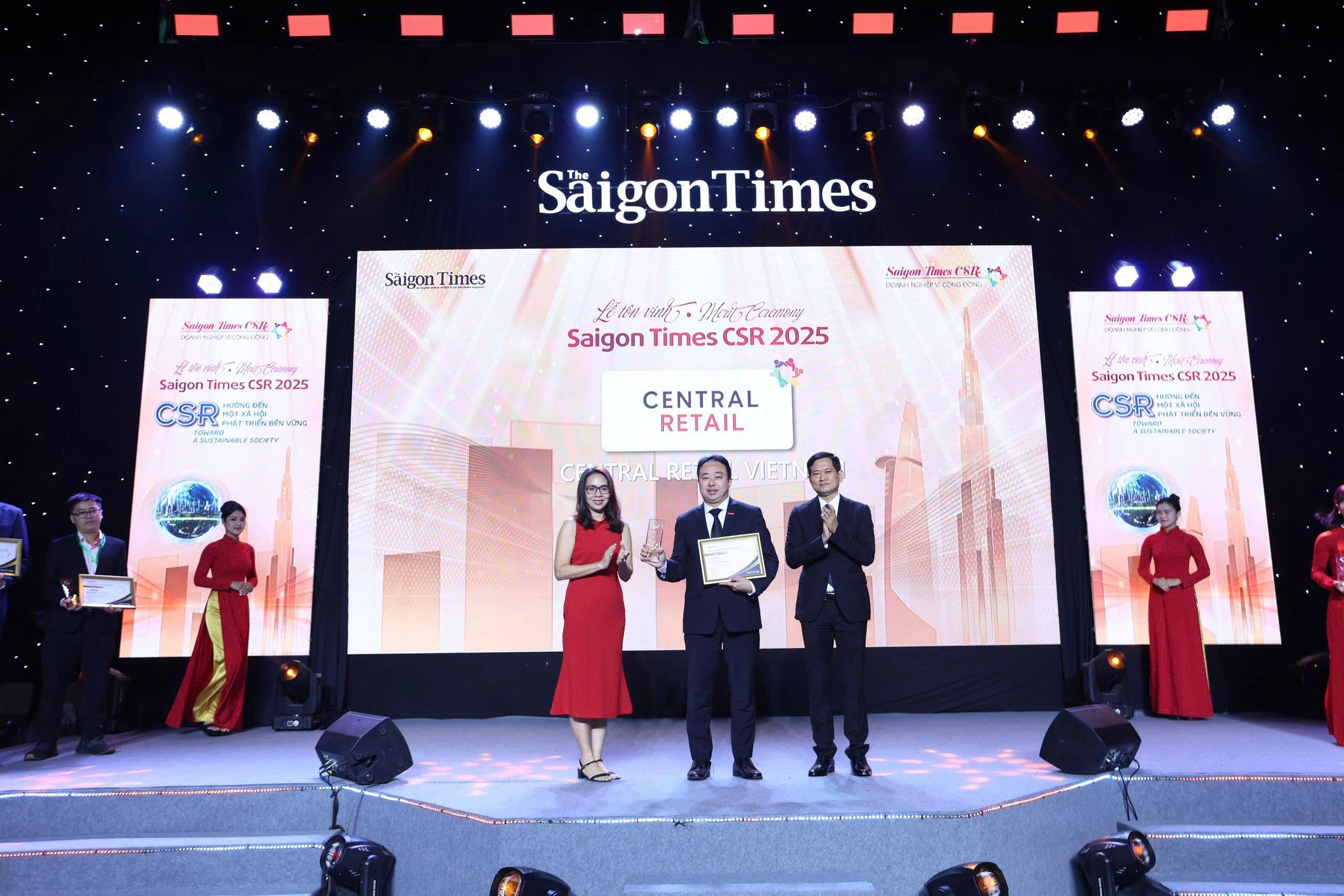 Central Retail Việt Nam lần thứ 5 liên tiếp được vinh danh Doanh nghiệp vì cộng đồng
