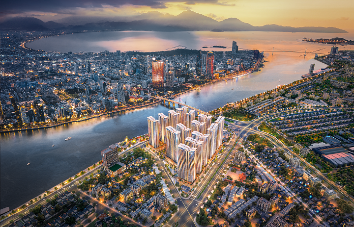 Khu cảnh quan bờ Đông sông Hàn nâng tầm không gian sống  tại Capital Square