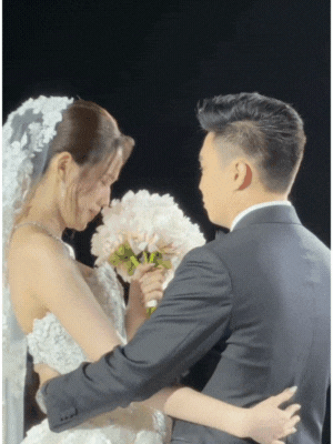 Clip 24 giây khoe trọn diện mạo tổng tài của chồng Đỗ Thị Hà bùng nổ MXH