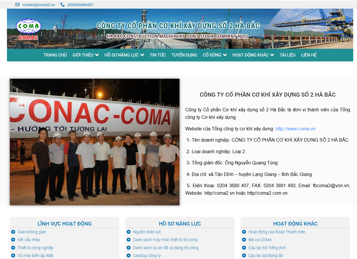 Cơ khí xây dựng số 2 Hà Bắc bị xử phạt vì hàng loạt vi phạm công bố thông tin