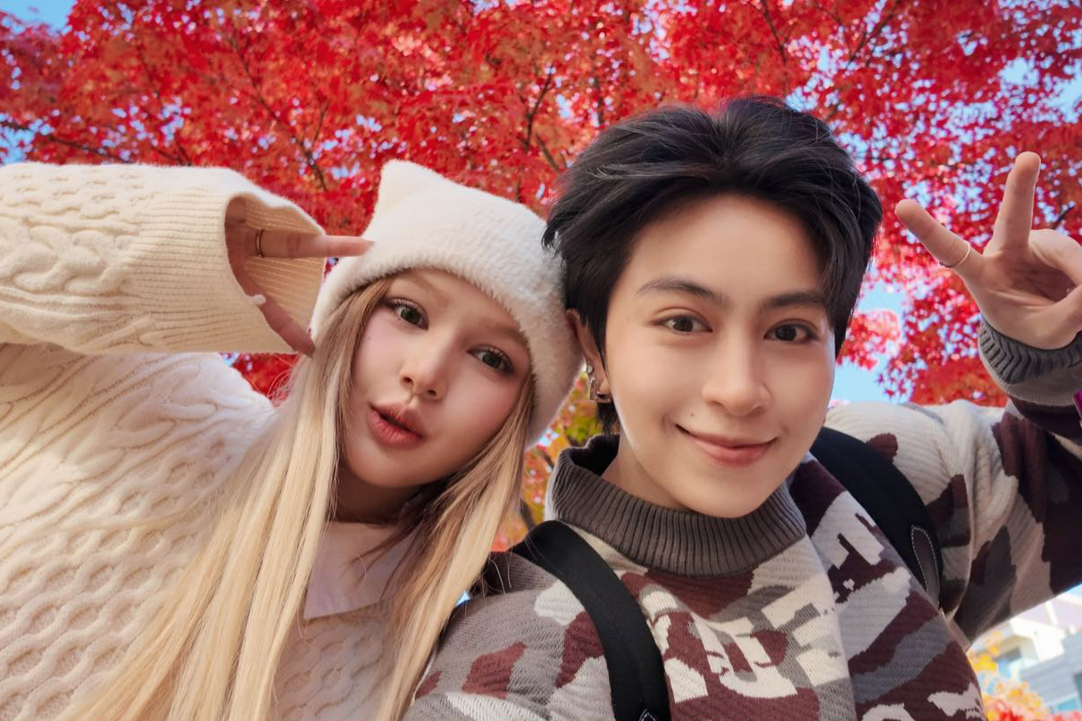 Khoảnh khắc ngọt ngào của Xoài Non và Gil Lê trong chuyến du lịch Hàn Quốc