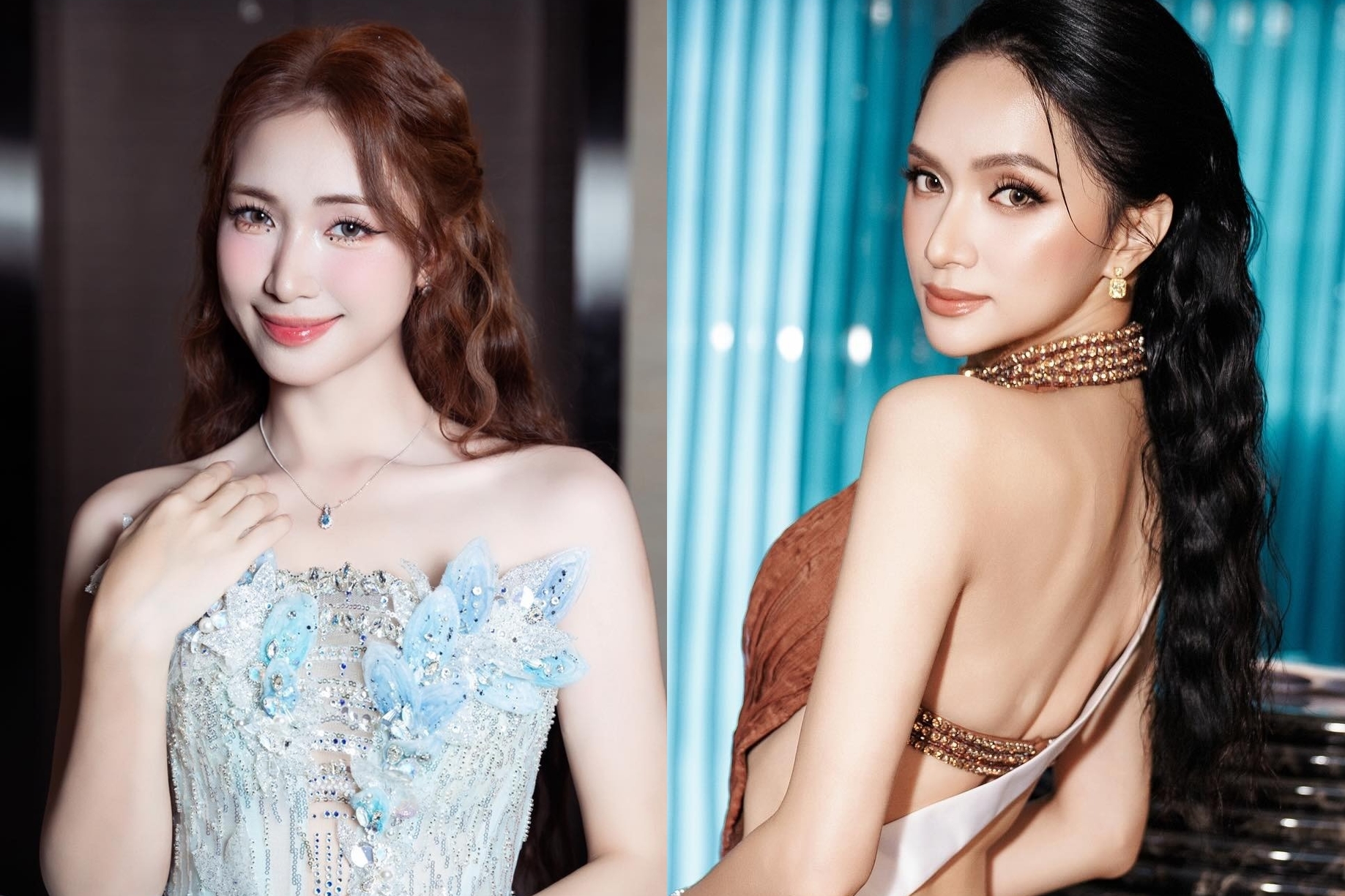 Hòa Minzy cổ vũ Hương Giang trước thềm chung kết Miss Universe