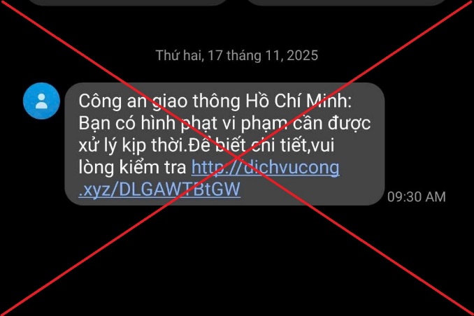 Hà Nội cảnh báo thủ đoạn mạo danh CSGT gửi tin nhắn ‘phạt nguội’