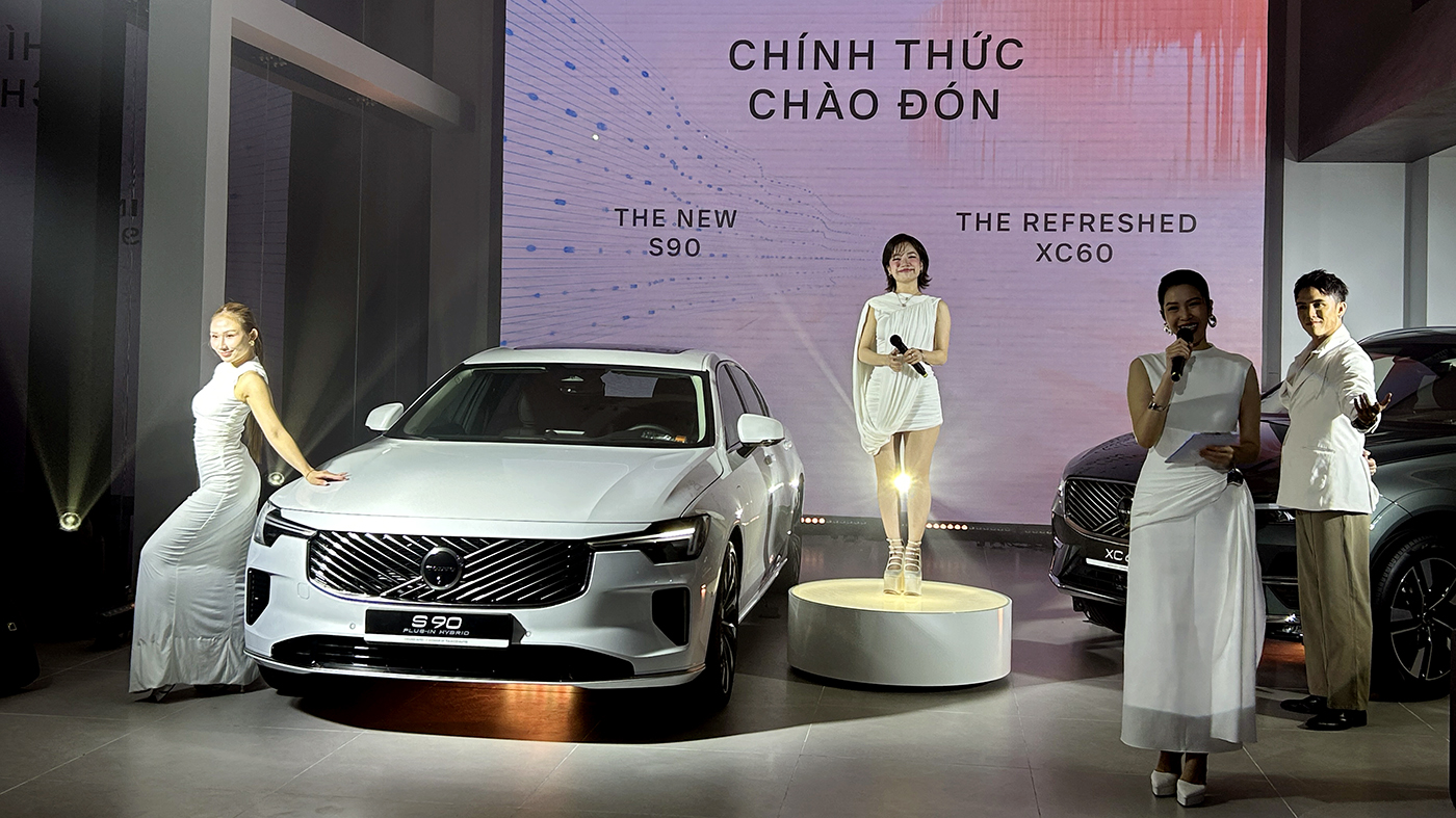Bộ đôi XC60 và S90 mới ra mắt tại không gian triển lãm Drive. Life của Volvo