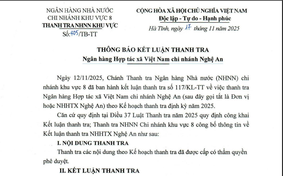 Hội Nghị Tổng Kết Hoạt Động Tín Dụng Nhân Dân Tỉnh Nghệ An Năm 2025
