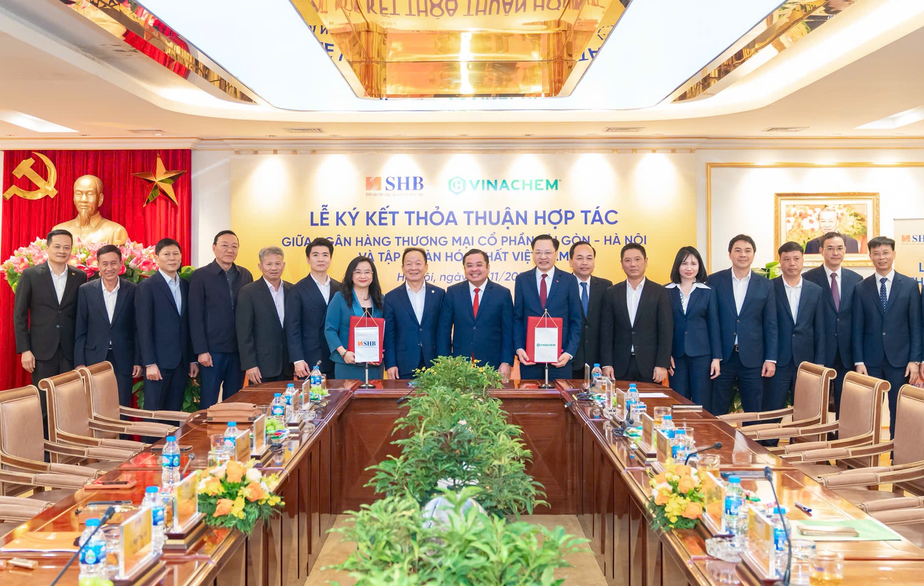 SHB và Tập đoàn Hóa chất Việt Nam ký kết thỏa thuận hợp tác