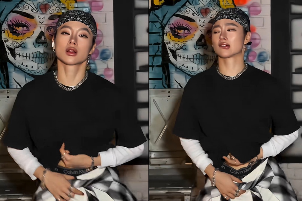 Angela Phương Trinh gây tranh cãi vì tạo hình nam tính, biểu cảm quá đà