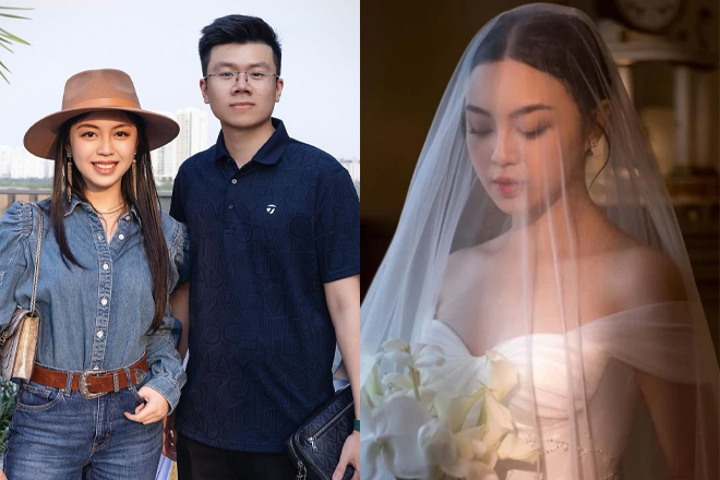 Ảnh hiếm về lễ tân hôn của thiếu gia Phan Hoàng, cô dâu gia tộc nghìn tỷ lộ diện cực xinh