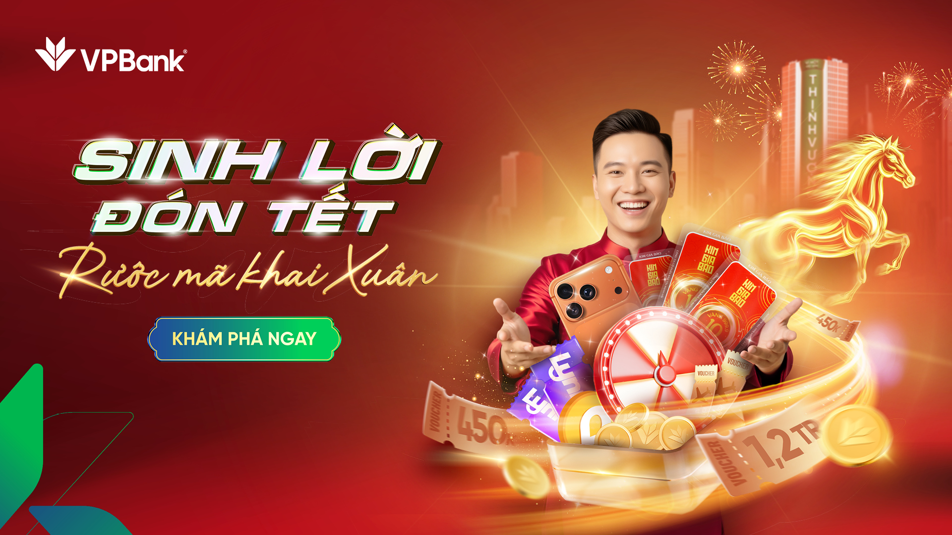 VPBank triển khai chương trình “Sinh lời đón Tết – Rước mã khai xuân” 