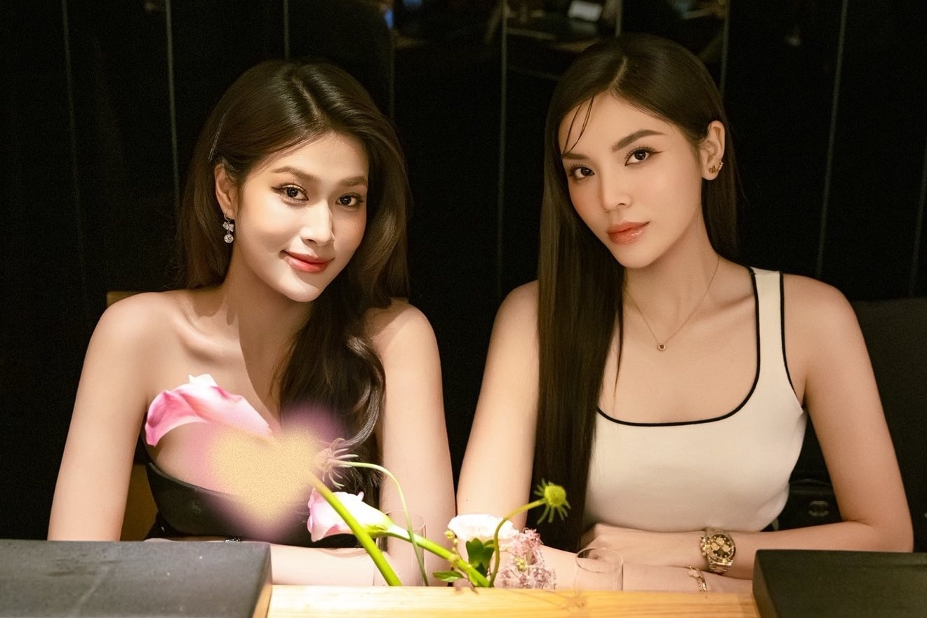 Bằng chứng Hoa hậu Kỳ Duyên và Thiên Ân sống chung