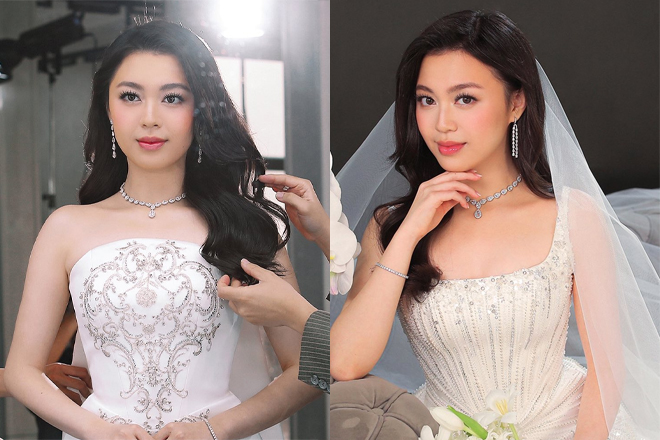 Hé lộ loạt váy cưới đắt đỏ tiểu thư gia tộc nghìn tỷ mặc trong đám cưới với thiếu gia Phan Hoàng