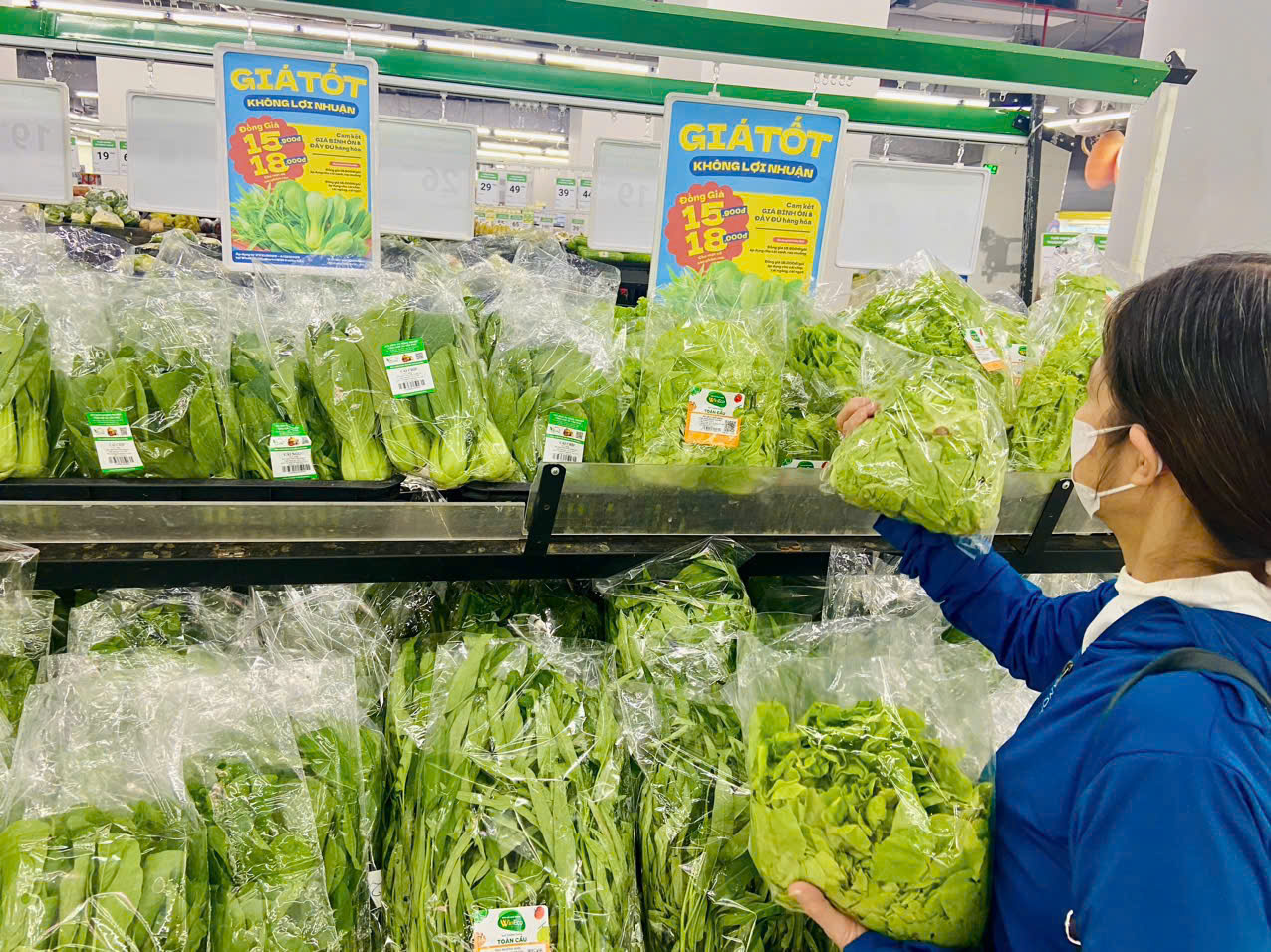 WinMart triển khai bán rau giá không lợi nhuận, chung tay bình ổn thị trường