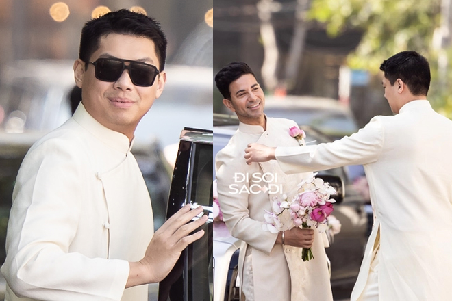 Em trai Tiên Nguyễn hiếm hoi xuất hiện, để lộ thái độ lạ với anh rể người ngoại quốc