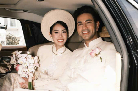 Tiên Nguyễn khoe chồng theo cách đặc biệt sau siêu đám cưới