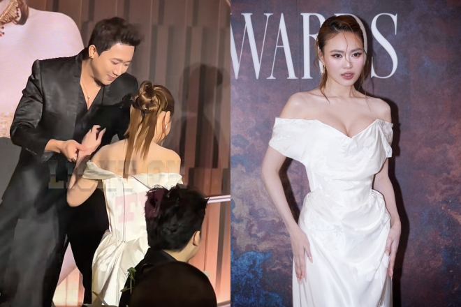 Diện outfit gần nửa tỷ, Lan Ngọc đi cà nhắc được Trấn Thành dìu