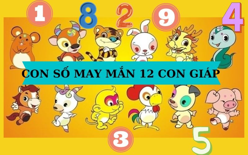 Con số may mắn hôm nay ngày 1512 của 12 con giáp