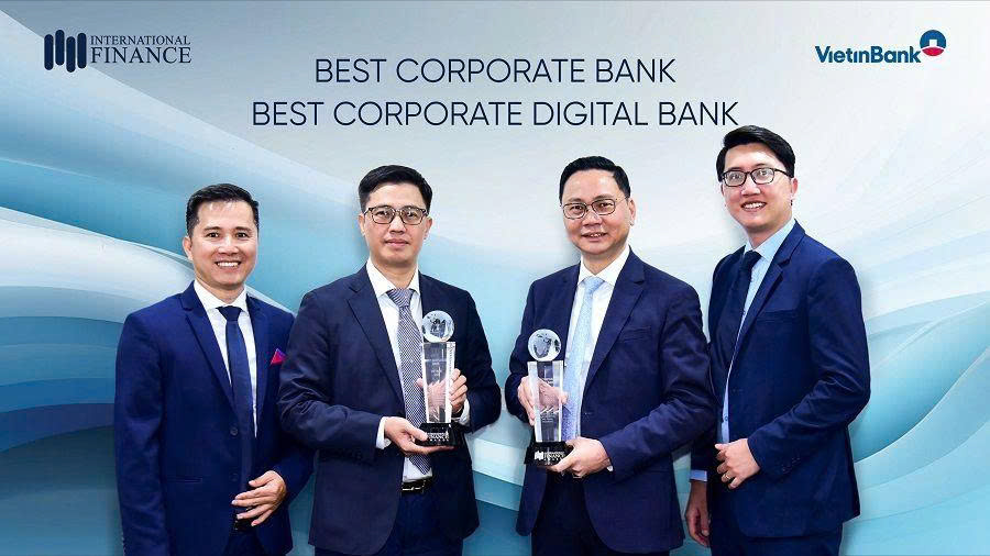 VietinBank nhận cú đúp giải thưởng quốc tế dành cho ngân hàng doanh nghiệp