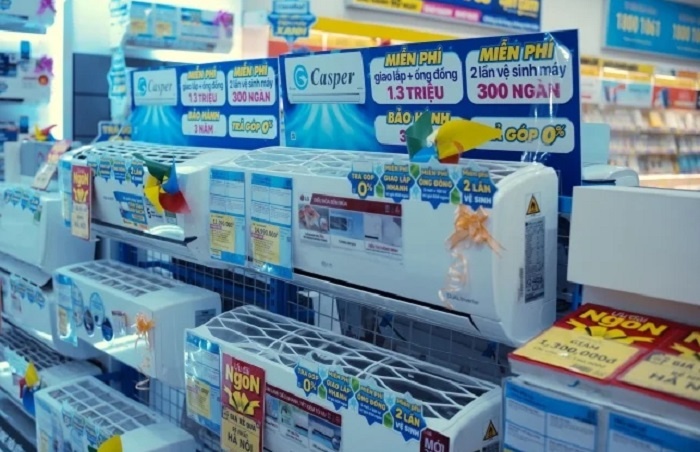 Giá máy lạnh giảm sâu trước khi bỏ thuế nhưng không khí mua sắm vẫn trầm lắng