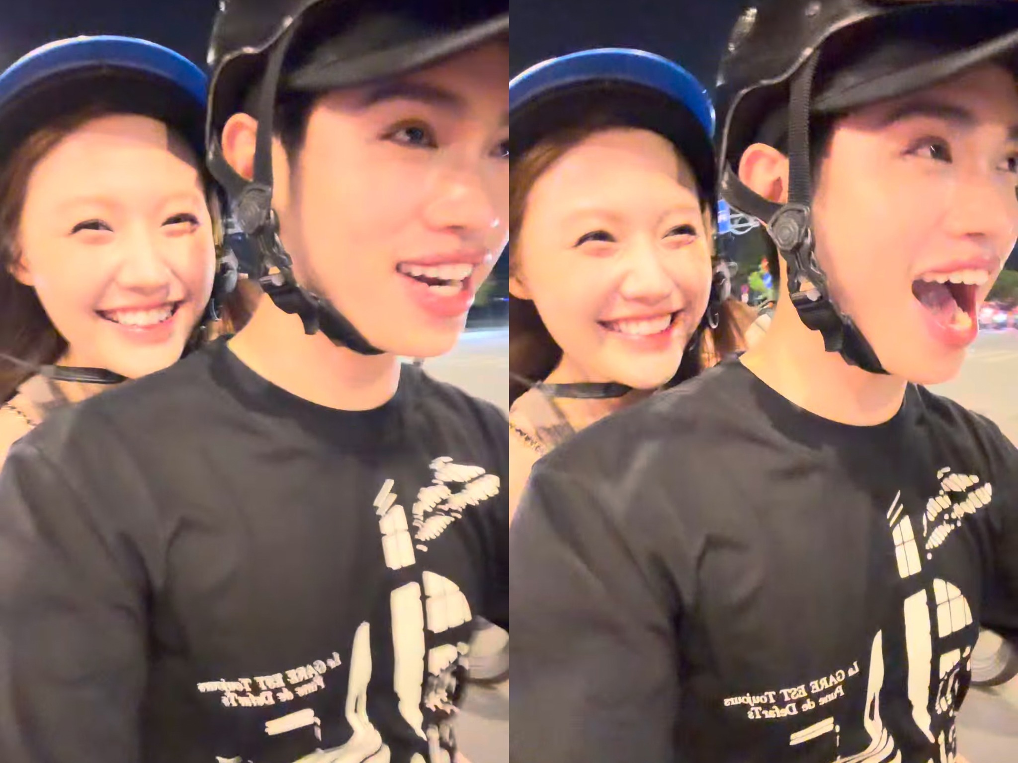 Hương Giang, Hiền Hồ cùng dàn sao lao ra đường đi bão khi Việt Nam vô địch SEA Games 33