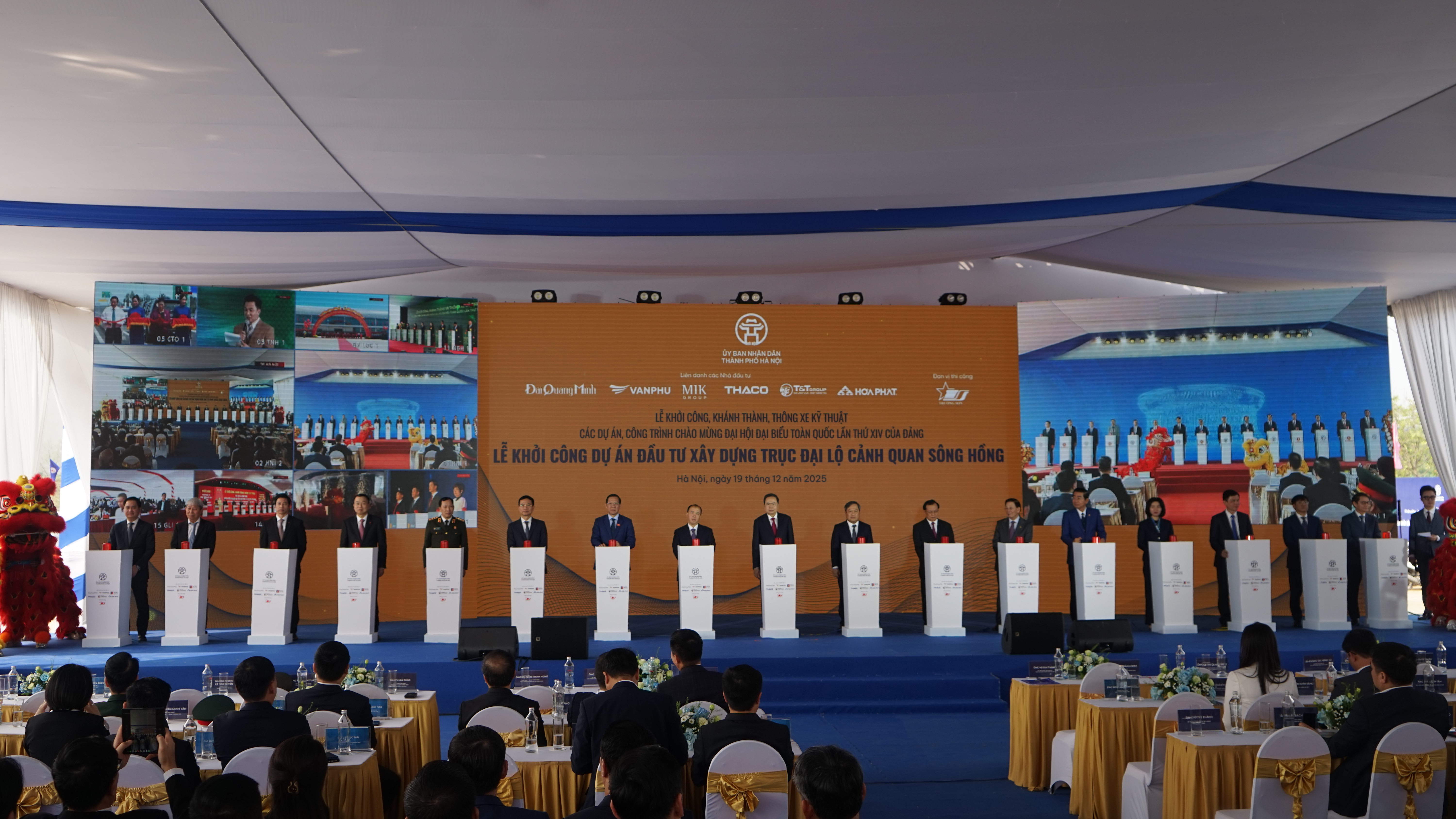 Hà Nội khởi công siêu dự án xây dựng Trục Đại lộ cảnh quan sông Hồng