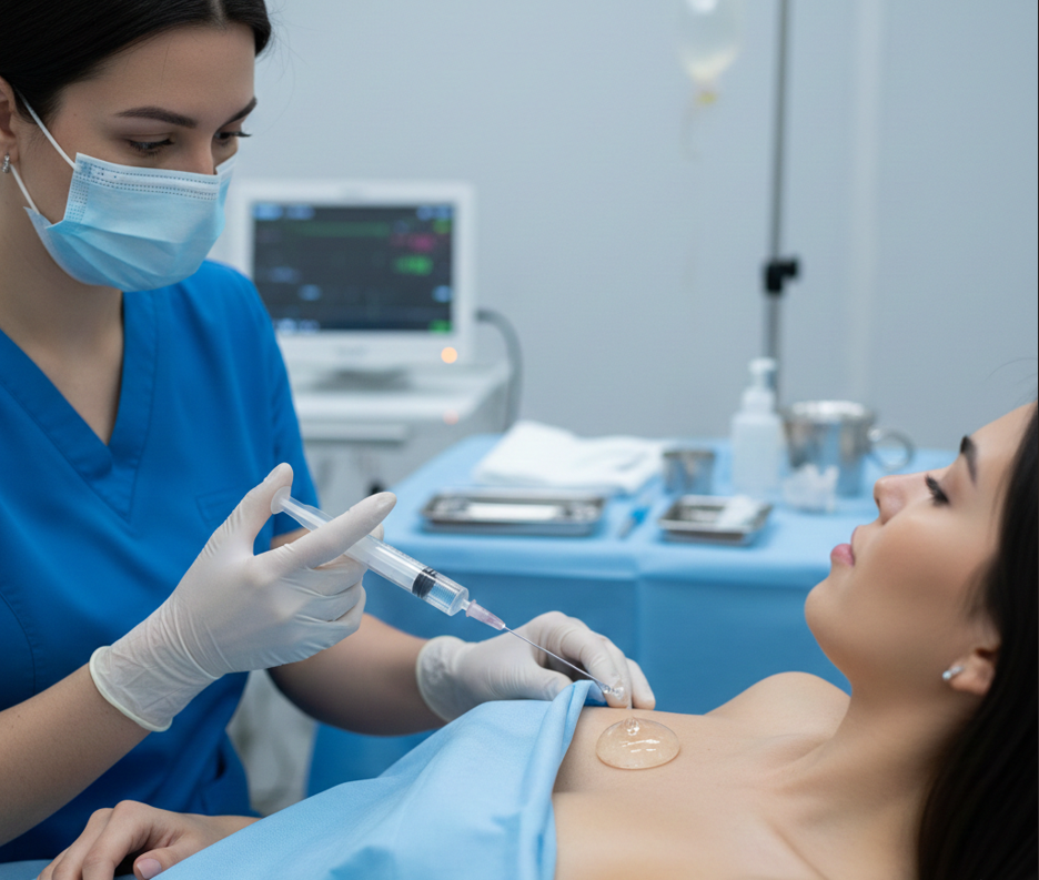 Hà Nội Tiêm filler nâng ngực tại cơ sở spa, người phụ nữ trẻ nhận cái kết đắng