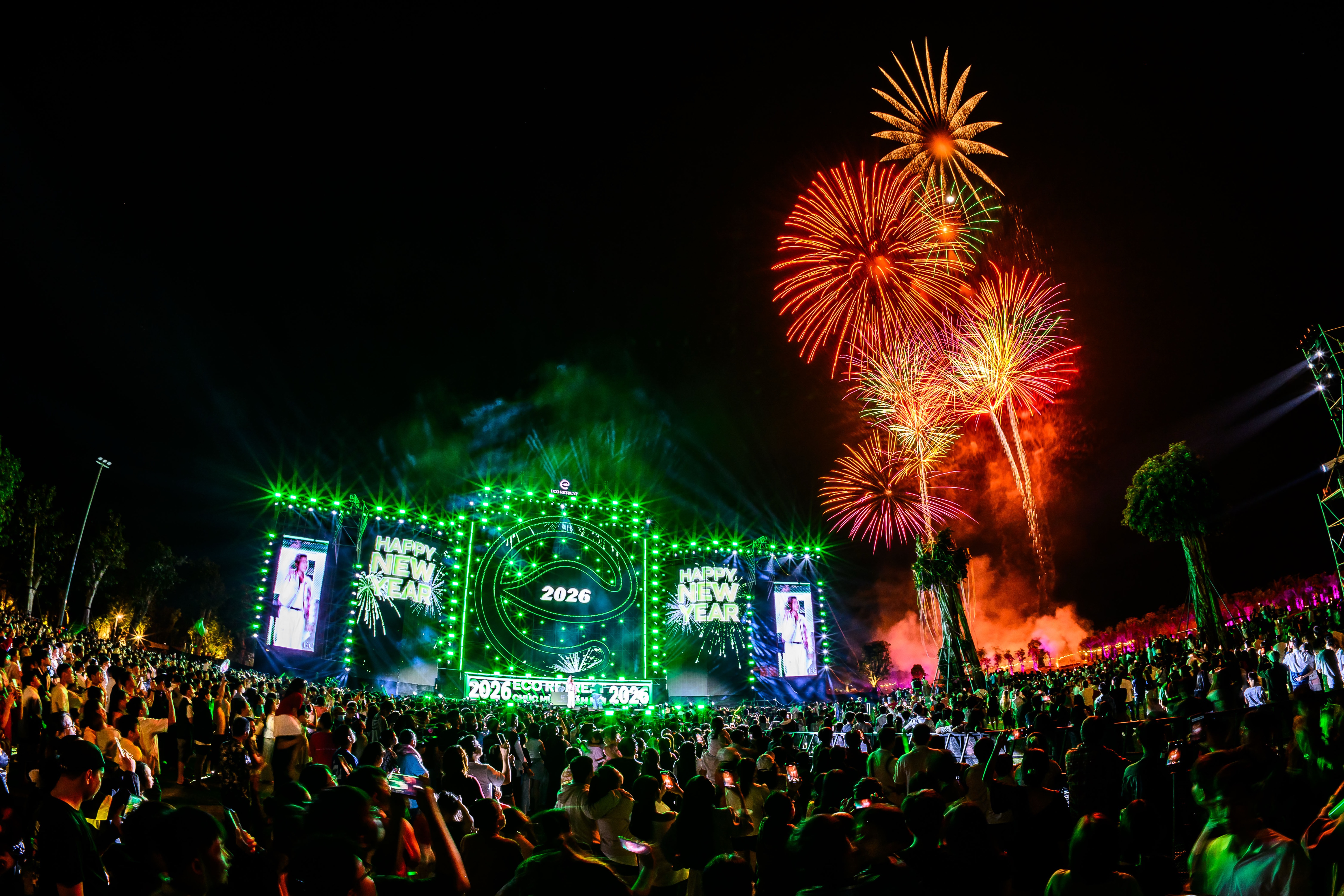 Chào năm mới giữa xanh tươi tại đại nhạc hội Countdown 2026 khắp ba miền của Ecopark