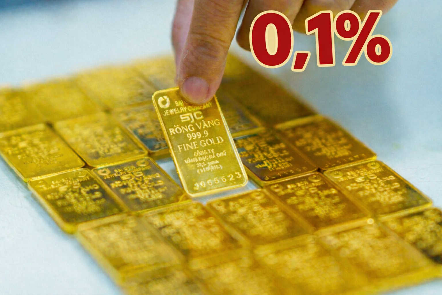 Vì sao vàng miếng phải vào vòng thuế, dù chỉ 0,1%