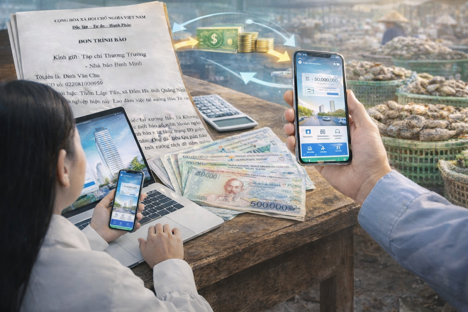 Người lao động đứng tên tài khoản ngân hàng “gánh” dòng tiền lớn Khoảng trống nhận thức và rủi ro pháp lý