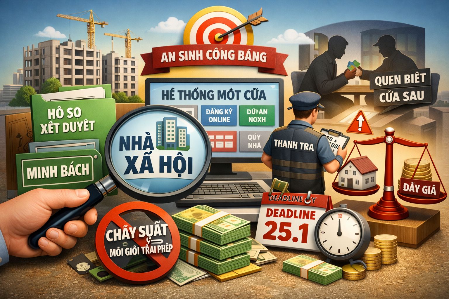Siết nhà ở xã hội Hải Phòng đang chọn cách làm khó nhưng đúng