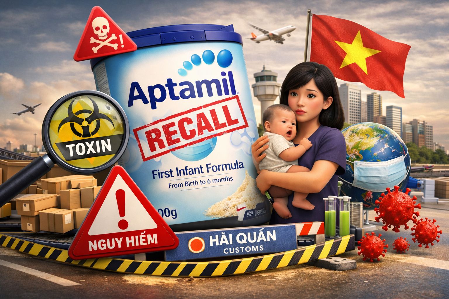 Sữa công thức bị thu hồi ở nước ngoài, Bộ Y tế đã phát đi cảnh báo khẩn 