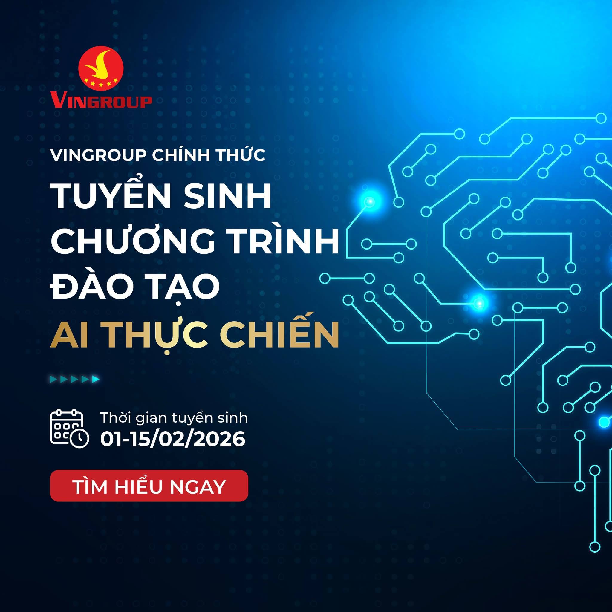 Đào tạo AI thực chiến Khi doanh nghiệp lớn bước lên tuyến đầu phát triển nhân lực công nghệ