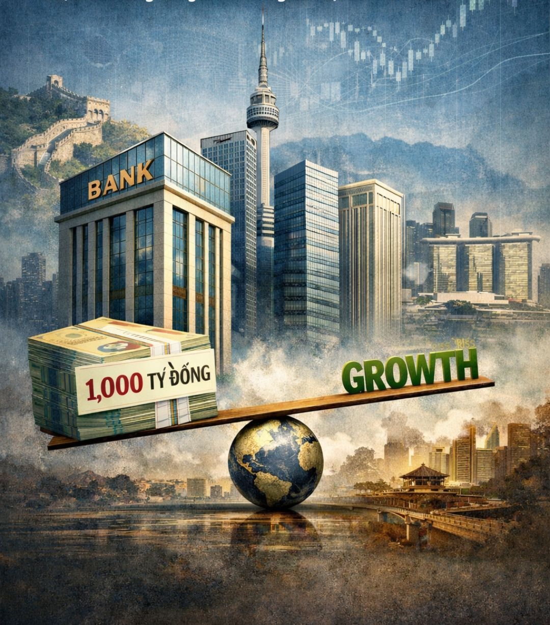 Ngân hàng “triệu tỷ” và bài toán quy mô Việt Nam đang đứng ở đâu trong bản đồ tài chính châu Á