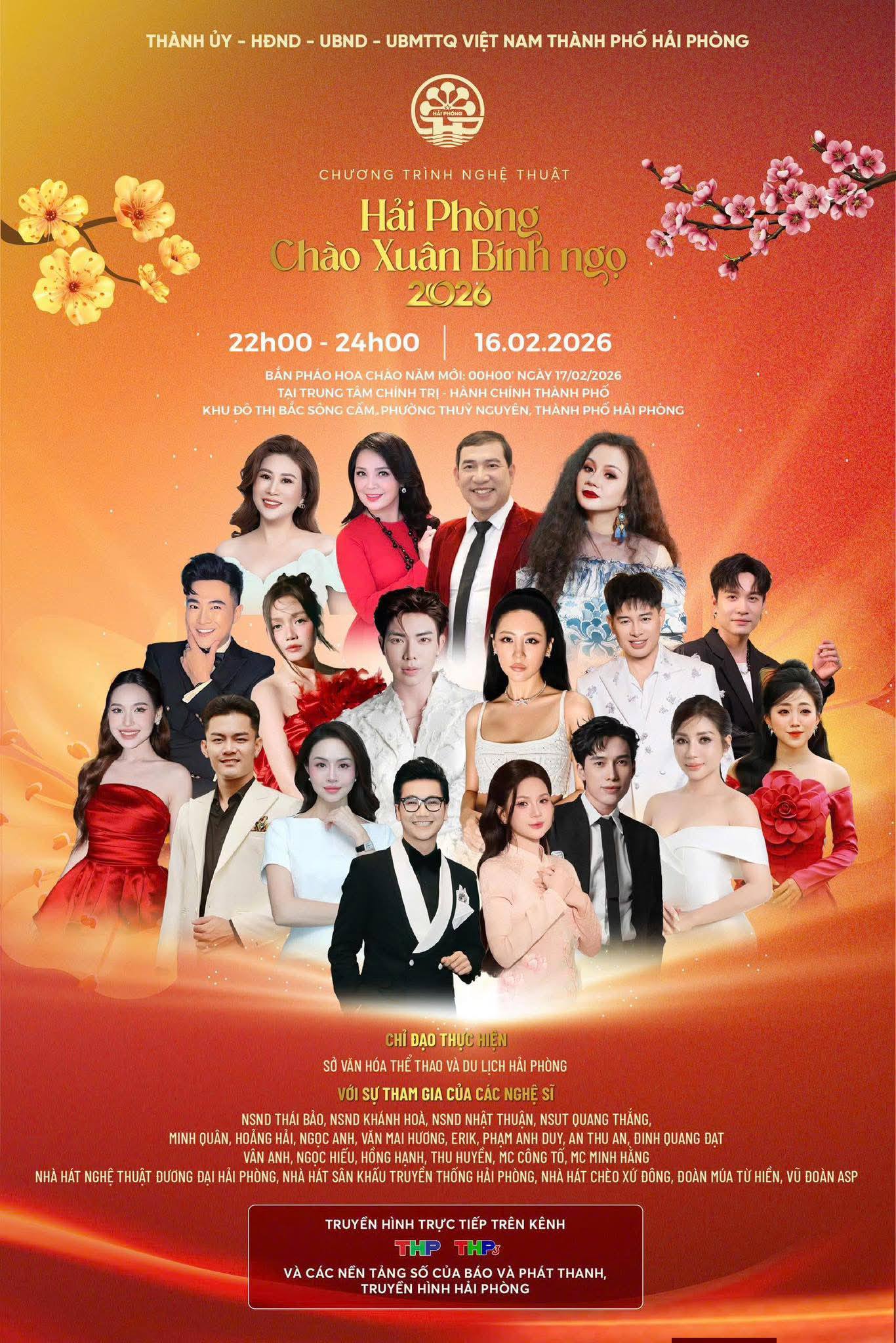 Chương trình nghệ thuật đặc “Hải Phòng chào Xuân Bính Ngọ - 2026” Từ tri ân truyền thống đến khát vọng phát triển