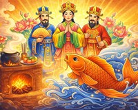 Lễ cúng tiễn Táo quân ngày 23 tháng Chạp Vì sao người Việt coi trọng bếp núc và nếp nhà 