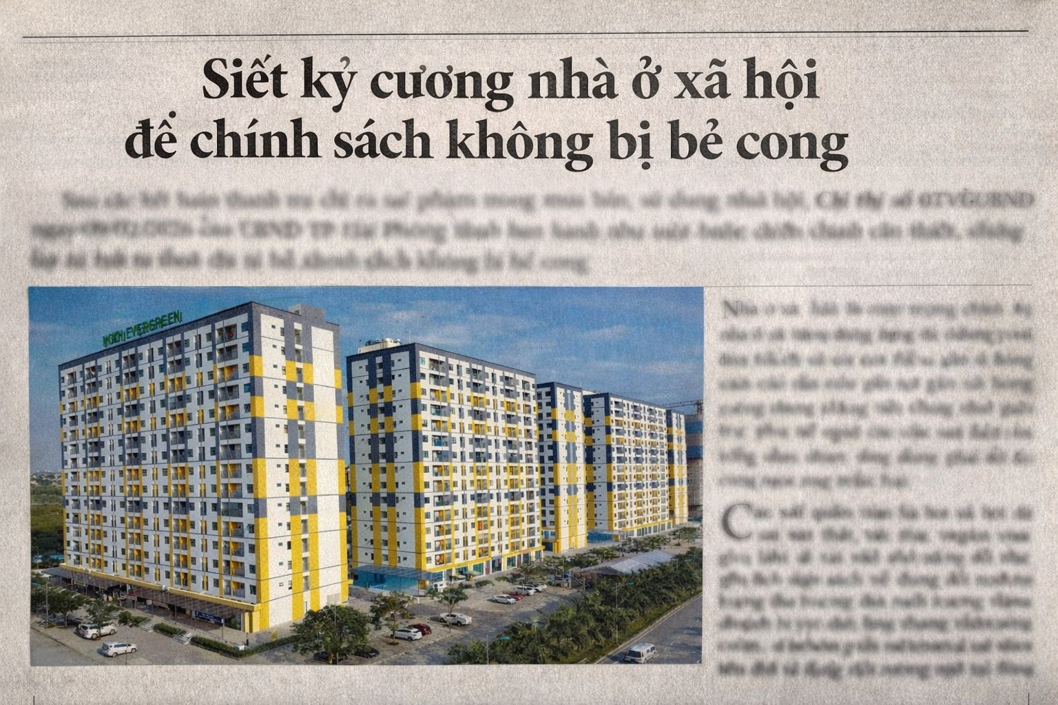 Hải Phòng Siết kỷ cương nhà ở xã hội để chính sách không bị bẻ cong