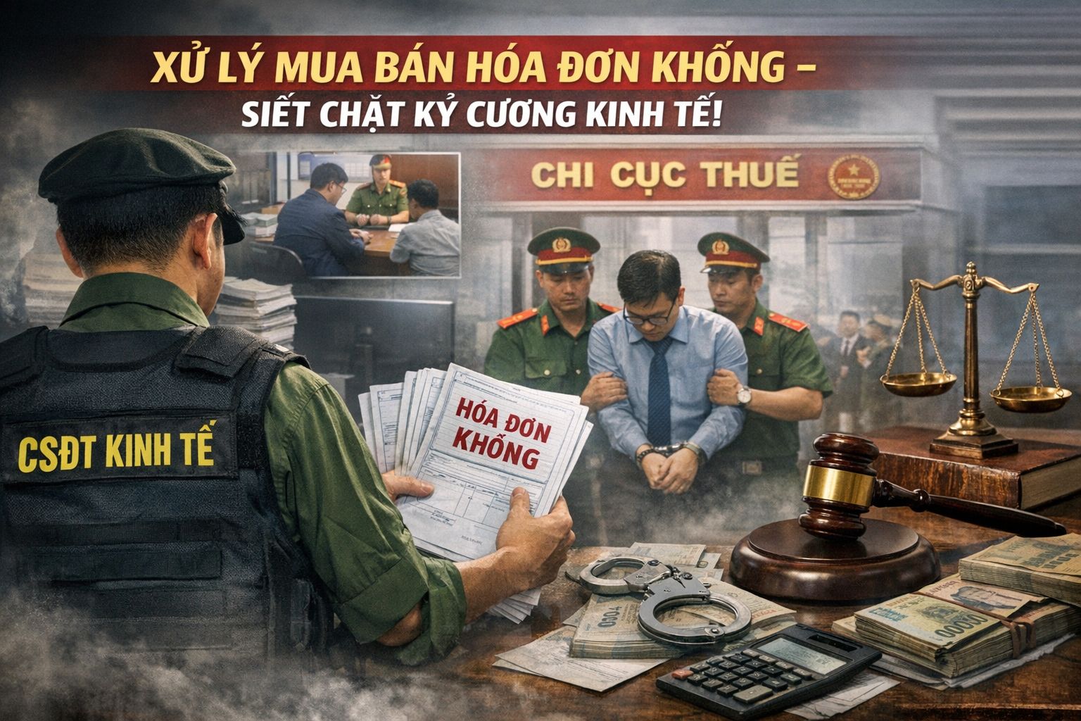 Hóa đơn khống và lằn ranh kỷ cương của nền kinh tế