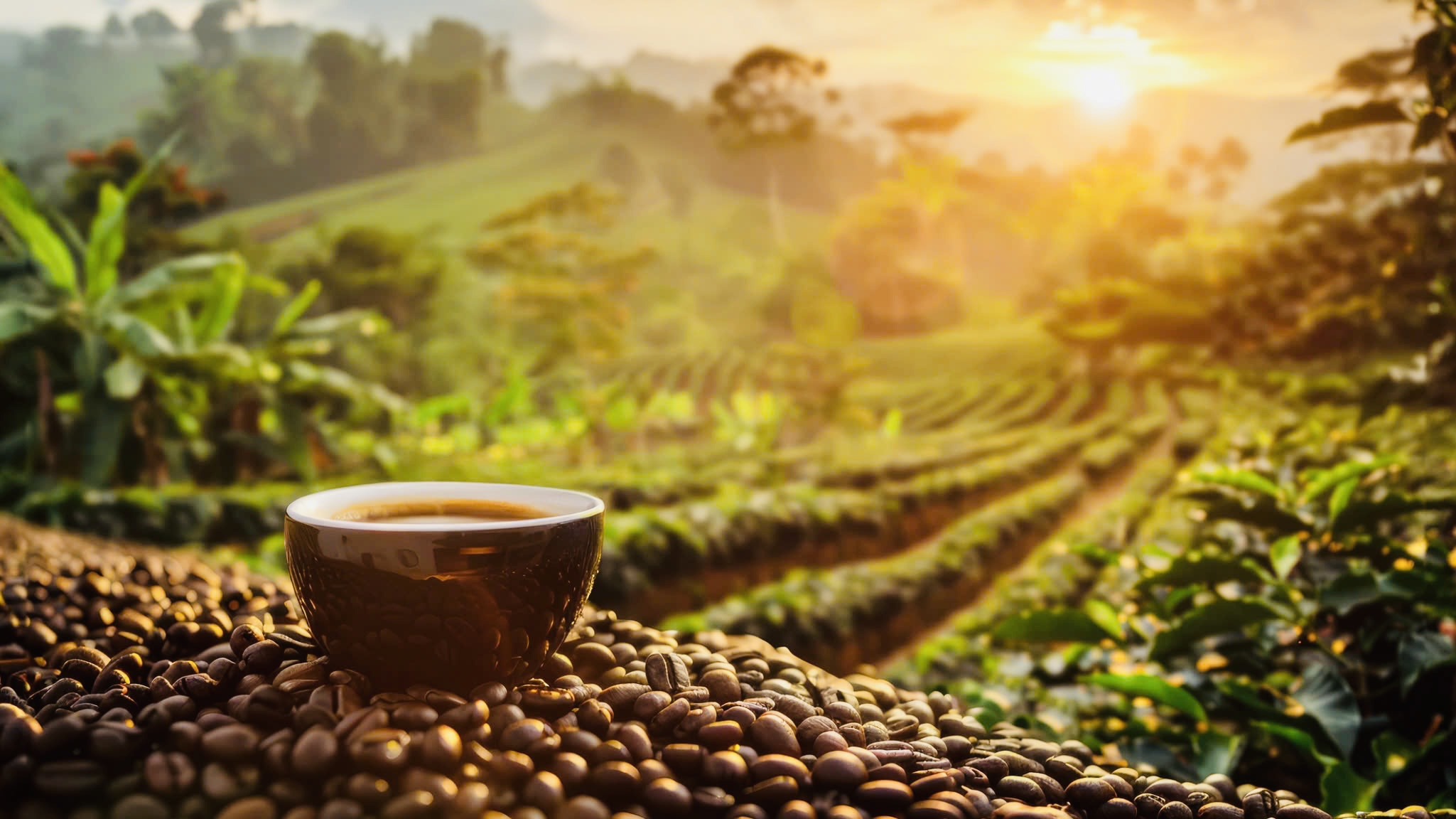 Giá cà phê ngày 182 Lao dốc sâu, robusta và arabica chạm đáy 6 tháng