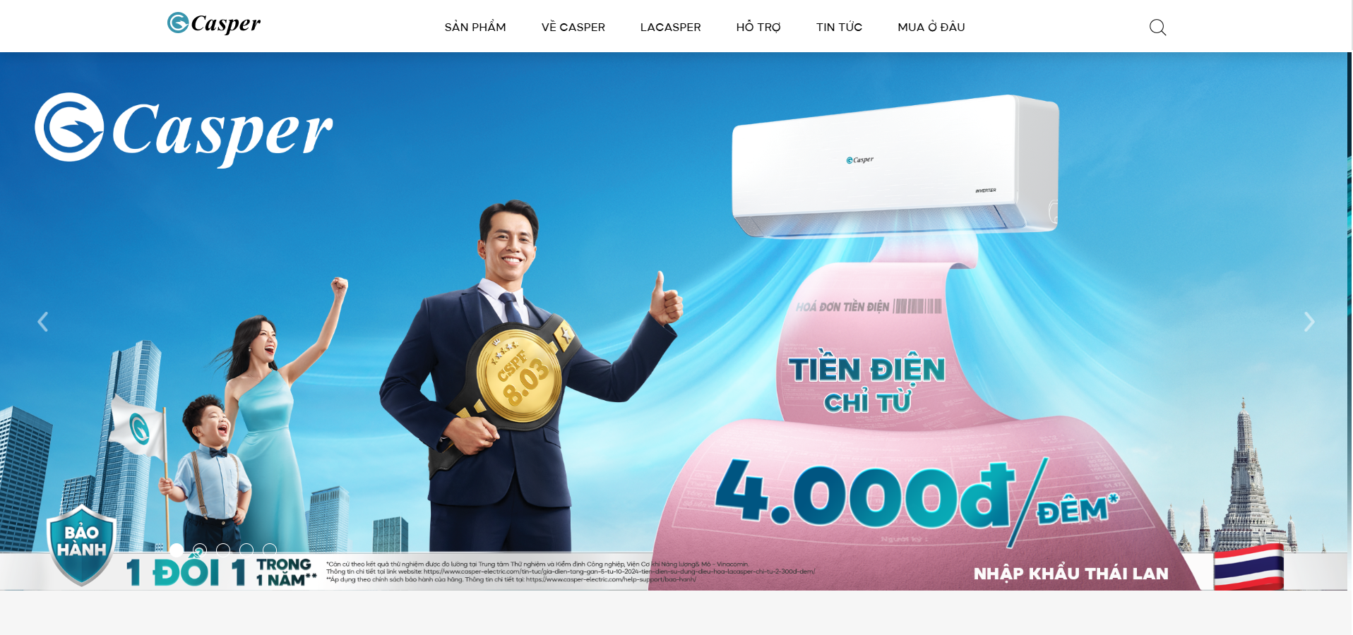 Đưa thông tin gây nhầm lẫn cho khách hàng, Điều hòa Casper bị phạt 200 triệu đồng