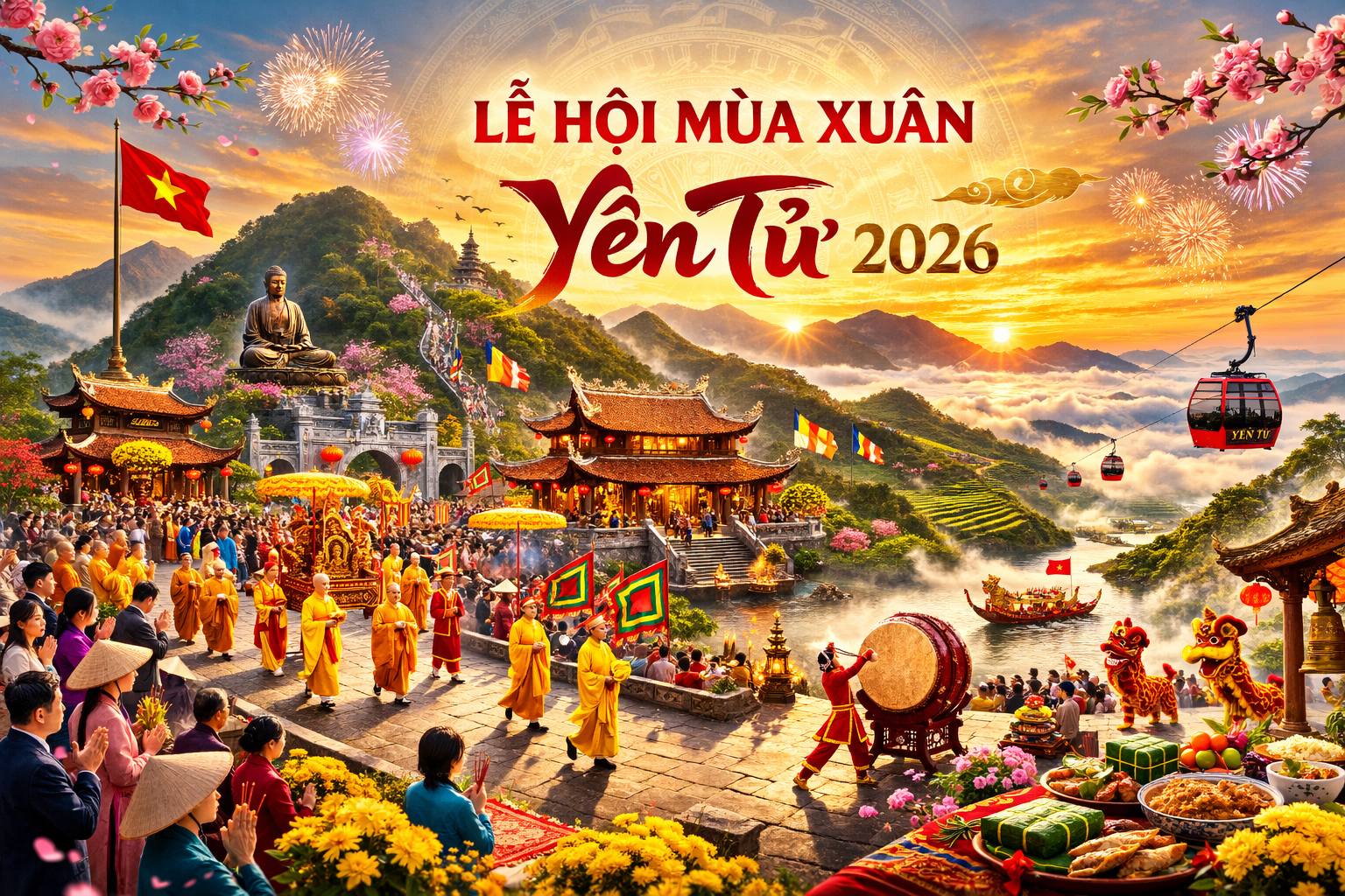 Yên Tử khai hội Xuân 2026 Di sản thế giới và hành trình lan tỏa giá trị nhân loại