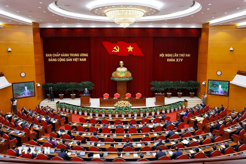 Thông báo Hội nghị lần thứ hai Ban Chấp hành Trung ương Đảng khóa XIV