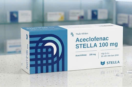 Thu hồi toàn quốc lô thuốc giảm đau, kháng viêm Aceclofenac STELLA 100mg
