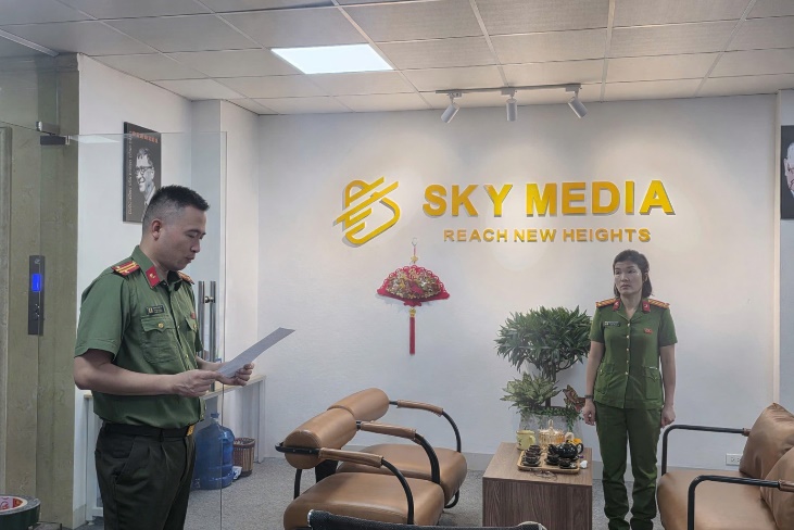 Bắt giữ ổ nhóm lừa đảo tại Công ty Sky Media
