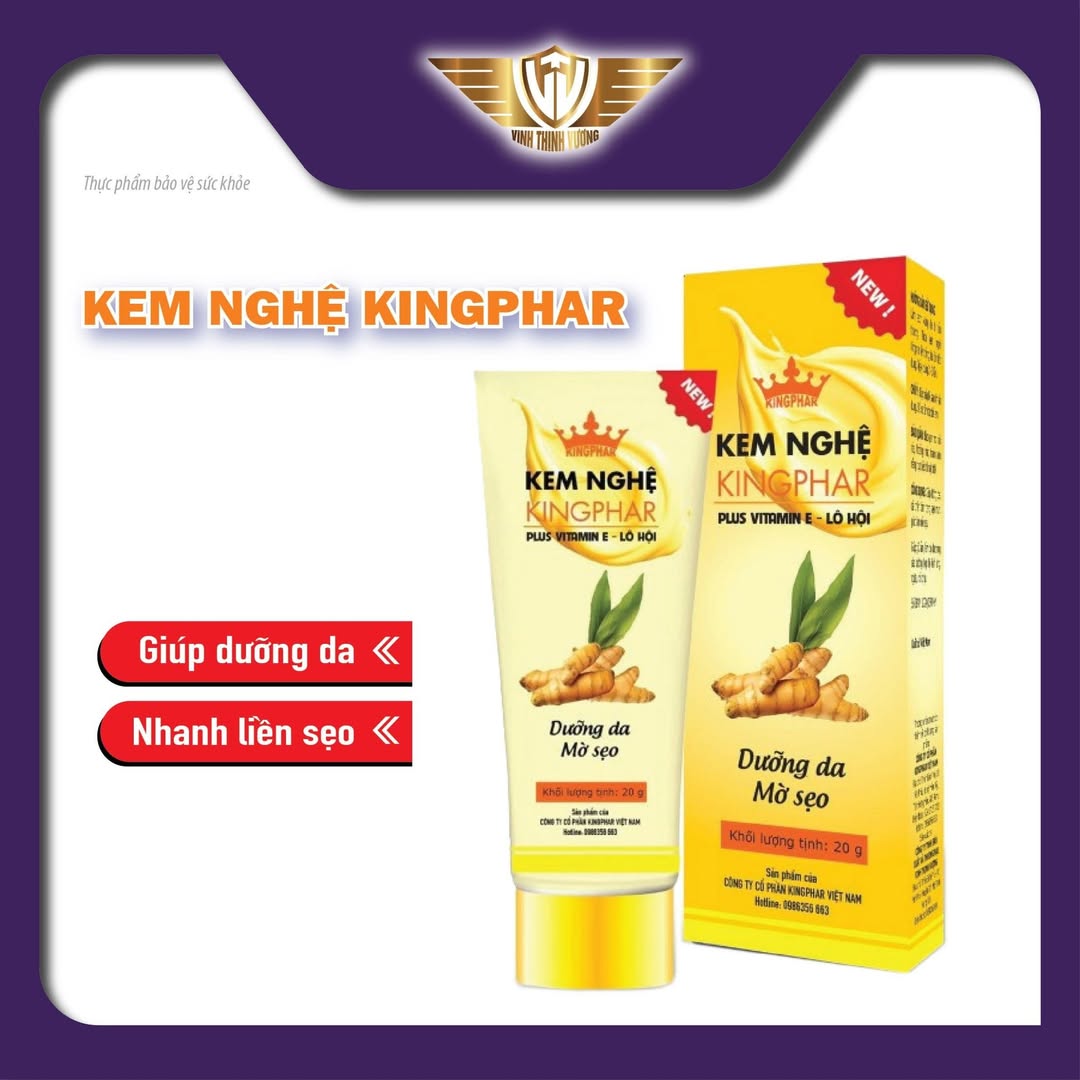 Thu hồi toàn quốc lô kem nghệ Kingphar không đạt chất lượng vi sinh