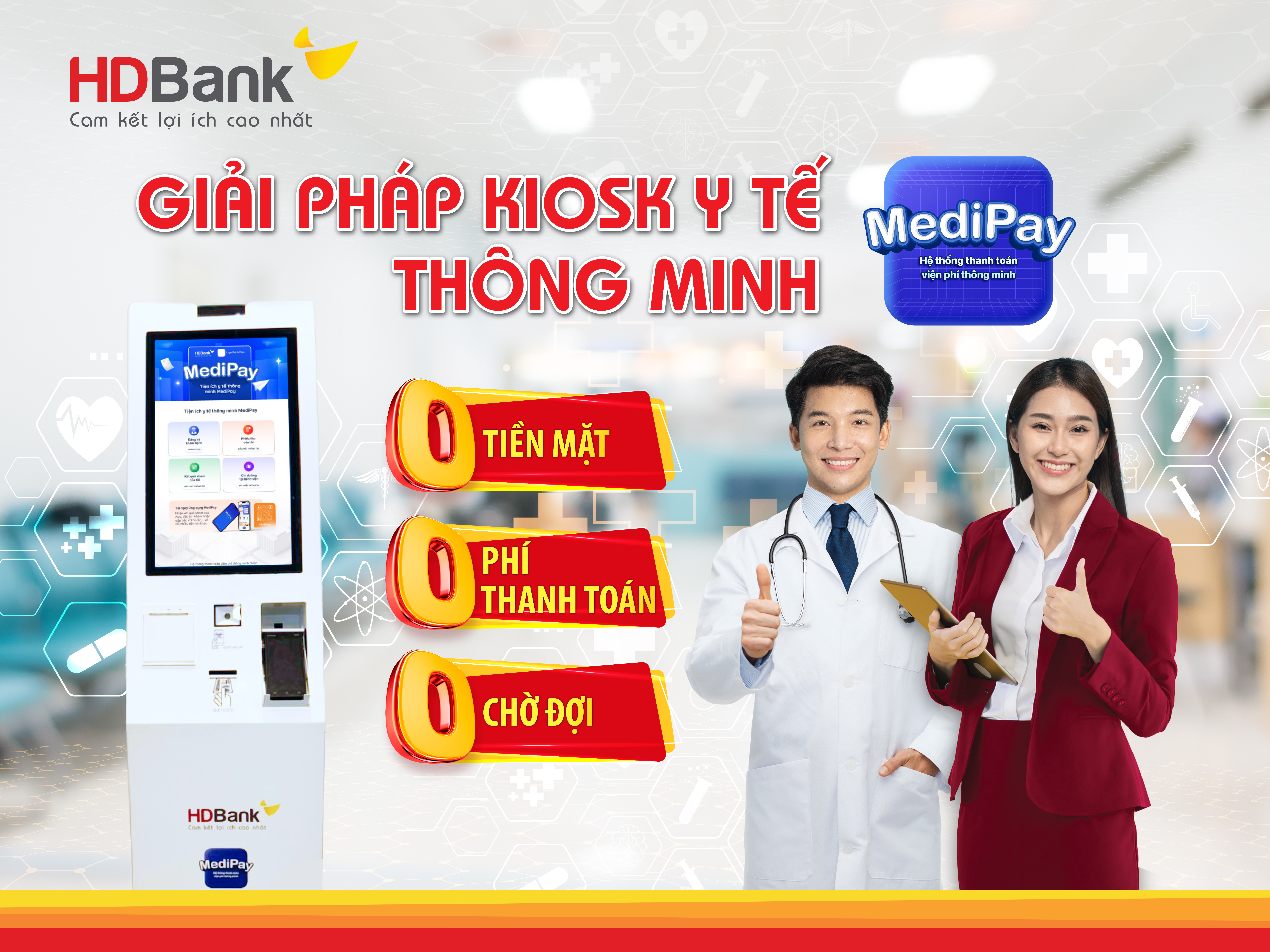 HDBank đột phá hành trình Y tế Số Trải nghiệm khép kín với MediPay và MediFast